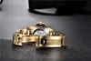 PAGANI дизайн Полный золото черный керамический ободок Часы погружения часы автоматические механические движения Мужчины из нержавеющей стали Водонепроницаемые наручные часы