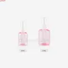 30ml50ml 50/100pcs Empty PET Travel Spray Bottle, DIY Pink Refillable Convenient Mist Container,Portable Clear Cosmetics Packagehigh qualtit