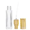 4ml 8ml Mini Refillable Perfume Bottle With Pump Sprayer Thick Glass Scent Empty Cosmetic Containers Spray Atomizer Bottle For Travel