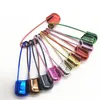 50pcs Mixed Color Baby Safety Pins Round Head/Square Head Stainless Steel Needles Safety Pin Brooch Sewing Knitting accessories