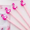 3 stuks / tas 0.38 mm Zwarte naaldbuis Creatieve Exquisite Flamingo Swan Gel Gel Pen School Pen Office Supplies Gifts1