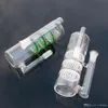 Reciclador de apanhador de cinzas de vidro de vidro três porccatcher de 14 mm de 18 mm de 18 mm de fêmea feminina para fumantes feminino