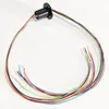 1PC 8CH Dia 12mm 2A Capsule Conductive Slip Ring Mini Wire Length 250mm Stage Light Collecting Ring for Medical and Industrial Equipments