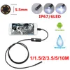 5.5mm内視鏡USBミニカメラの柔軟IP67防水マイクロUSB検査ボアスコープカメラ6 LED調整可能