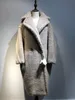 Cappotti sciolti in lana di alpaca con pelliccia di orsacchiotto da donna Inverno caldo addensare Cappotto rosso classico da donna 201211