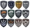 Jachtaccessoires Patch Eer Eremedaille MOH Koning Adelaar Wolf Schedel Tactische Militaire Patches Leger Borduurbadges zwart