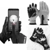 2021 New Outdoor waterproof gloves Winter touch screen Windproof warm cycling for men and women All finger zipper sport gloves with plush