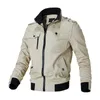 남자 재킷 캐주얼 자켓 남자 봄 가을 육군 망 코트 남성 겉옷 윈드 브레이커 브랜드 의류 지퍼 장식