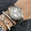 Modevarumärke Kvinnor Girl Crystal Roman siffror Dial Steel Band Quartz Wrist Watch CA051804