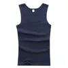 MEN039S Tanktops Sommer Männer lässig Top Baumwollquadratkragen Feste Fitness Bodybuilding ärmellose xxl Plus Size -Kleidung 7313678