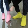 Latex Waterproof Rain Shoes Covers Anti Rain Water shoes Disposable Slip-resistant Rubber Rain Boot Overshoes Shoes Accessories RRB3351