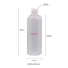 12 -stcs 300 ml Plastic flip top dop cosmetische flessen voor vloeistof zeep douchegel navulbare shampoo container grijze huidverzorging fleshigh qualTity