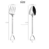 NIEUWE SPADE LEVEN Vork Food Grade Roestvrijstalen koffielepel Roer lepels Home Kitchen Dineren Flatware Drop Ship