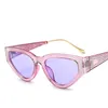 Solglasögon Long Keeper Top Brand Designer Crystal Cat Eye Women Rhinestone Vintage Party Sexig UV400 Sun Glasses Fashion Cool11109174