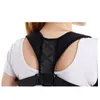 Adjustable Ultrathin Back Support Men Women Shoulder Posture Corrector Lumbar Correction Belt Corset Inside Wear Elastic Black 11ty G2