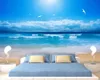 3d Seascape Wallpaper Classic 3D Wallpaper HD Blue Sky Sea Beach Landscape Background Wall Romantic 3d Landscape Wallpaper