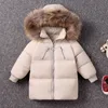 Inverno crianças039s jaqueta engrossada jaqueta de pele do bebê com capuz meninos e meninas casaco de inverno 212 anos 2020 8219519