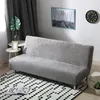 Peluş Kumaş Fold Kolsuz Çekyat Kapak Katlanır Koltuk Slipcover Kalın Kapakları Tezgah Kanepe Koruyucu Elastik Futon Kapak Kış 201221