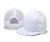 ホットブランクメッシュ帽子男性女性骨スナップバック帽子調節可能な野球キャップ