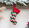 Christmas Stocking Christmas Gift Bag Wrap Kerstboom Ornament voor Kinderen Snoepzak Verpakking Sokken Xmas Home PartyDecoration DA948