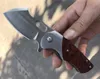 1 Stücke High End Flipper Klappmesser DC53 Satinklinge Schlangenholzgriff Kugellager Schnell Öffnen EDC Taschenmesser