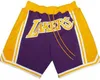 Mäns Shorts Shorts Män Just Don Edition Retro Mesh Team Namn Stitched Just Don Pocket Stitch City Team Namn År ID Taggar