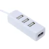 Mini 4 Port USB 2.0 Hub Splitter für Laptop PC Computer Laptop Peripheriegeräte Zubehör unterstützt Datenübertragungsrate 480 Mbit/s