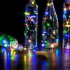 2m 20 Mini Bottle Stopper Lamp LED Strings Bar Decoration String Light Colorful Light Earth Color Full high brightness