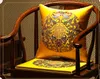 Fine Embroidery Lucky Chinese Cushing Cover Chair Sofa Silk Satin Lumbar Pillow Case Office Hem Inredning Fåtölj Pillowcases