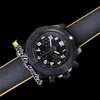 GF 45mm XB0170E4 Montres ETA A7750 Chronographe Automatique Volcano Special Polymer Montre Homme PVD Cadran Noir Bracelet Cuir Nylon HWBE Hello_Watch