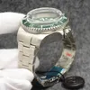 Orologio da uomo in acciaio inossidabile di vendita classico della moda di alta qualità diametro 55 mm meccanico automatico da uomo sportivo impermeabile 2665