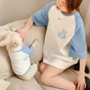 Patchwork Pet Dog Shirt Puppy Outfit Spring Summer Dog Clothes Pet Matching Clothes For Dogs French Bulldog Ropa Perro Pet Coat 201118