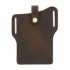 100% echtes Leder Handy Gürtel Taille Tasche für Männer männlich Vintage handgemachte Schleife Holster Handy Abdeckung Fall Halter Taschen Mann 2231l