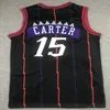 Vintage Vince 1 McGrady Stitched Basketball Maglie 15 Carter Tracy McGrady Penny Hardaway Mike 10 Bibby Retro Shirt