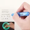 Adeing led kleurrijke lichtgevende spin -spin -roll pen ball spining point learning office benodigdheden willekeurige kleur r571