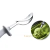 Zinc Alloy Ice Cream Scoop Tool Bekvämt handtag Tungt Duty Icecream Baller Spoon Gelatos Frozen Yoghurt Frukt Sundaes Vattenmelon Stackar Scoops Hy0373