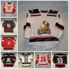 Custom Grand Rapids Griffins AHL Hockey Jersey Calvin Pickard Wyatt Newpower Dennis Yan Jared McIsaac Chase Pearson Ryan Murphy Tyler Spezia Turner Elson