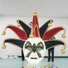 Balão inflável Jester Inflatables Máscaras de Carnaval Jolly com LED Tira e Ventilador para Commedia Dell'Arte Máscaras Decoração