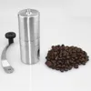 Portable Manual Coffee Grinder Mini Stainless Steel Hand Handmade Coffee Bean Burr Grinders Mill Home Travel Kitchen Tool RRD13451