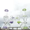 Tubi d'acqua inebriante Recycler Bongs Doccia Doccia Perc Narghilè Olio DAB Rigs 14mm Giunto femminile con ciotola Vetro Bong XL-2062