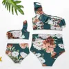 Moeder en dochter zwempak mama en ik badkleding bikini familie bijpassende badpakken badpakken zwempakken zomer strandkleding zwempak T6728744