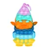 Giocattoli cartoon baby educational bobble giocattolo sensoriale giocattolo arcobaleno tie-dye game di sollievo stress game ansia natalizi 462855427