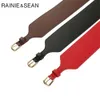 RAINIE SEAN large ceinture noir Cummerbunds pour femmes Faux cuir Vintage femmes ceinture pour robes Corsets J1209