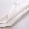 100% Décorations de mariage en polyester tissu de table colorée de serviette d'hôtel Utiliser toute la foulard carré en coton