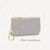 Unisex Designer Key Pouch Fashion Purse M62650 M62658 M62659 Flower&chessboard High Quality Wallet Box Packaging Inventory Free Shipping