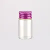 7ml Mini Clear Glass Fials met aluminium schroefdop (22 * 40mm) Essentiële olie Sample Flessen Snelle verzending