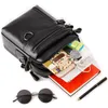 PI Uncle Men's Brand Leather Messenger Bag Casual Shoulder Bag Multifunktionell handväska Business Small Backpack280G