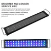 15W 48LED Full Spectrum Aquarium Lights high quality Sea Coral Lamp 23.6inch Black (Suitable For 23.6-31.49inch Long Aquarium)