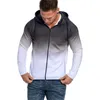 البيع الساخن رجال هوديز بلوزات الأزياء في الهواء الطلق رجال سحاب الربط ربطة عنق المطبوعة Pullover Sportwear غير رسمية طويلة الأكمام مقنعين قميص