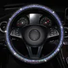 Bling Car Steering Wheel Cover Easy Install Vehicle Hubs Non Moving Steering Wheel Case For Polo E5 X45 J220808